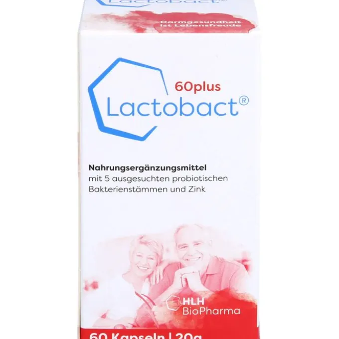 LACTOBACT 60plus magensaftresistente Kapseln 60 Stück