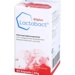 LACTOBACT 60plus magensaftresistente Kapseln 60 Stück