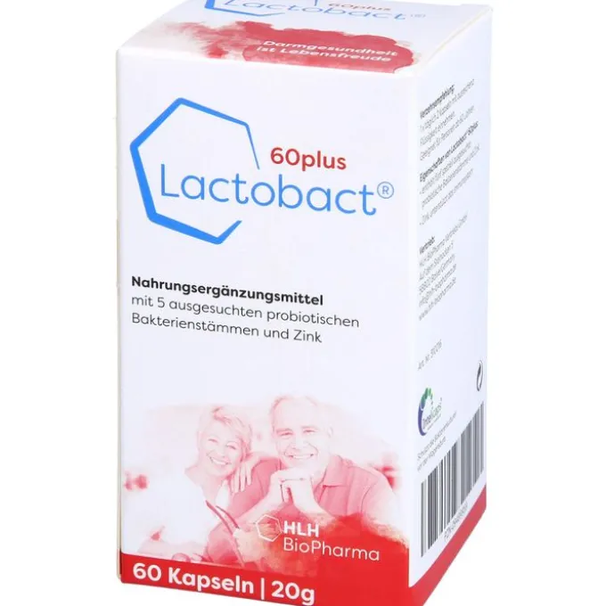 LACTOBACT 60plus magensaftresistente Kapseln 60 Stück