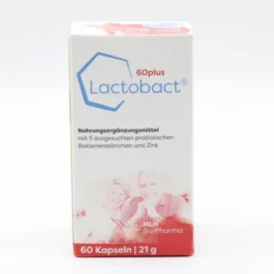 LACTOBACT 60plus magensaftresistente Kapseln 60 Stück