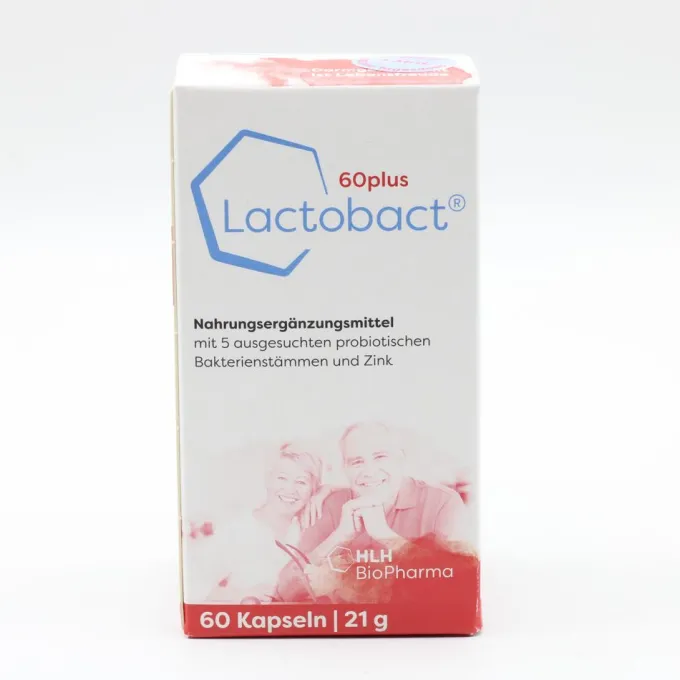 LACTOBACT 60plus magensaftresistente Kapseln 60 Stück