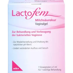 LACTOFEM Milchsäurekur Vaginalgel 7X5 ml