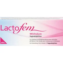 LACTOFEM Milchsäure Vaginalzäpfchen 7 St
