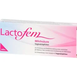 LACTOFEM Milchsäure Vaginalzäpfchen 7 St