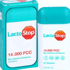 LACTOSTOP 14.000 FCC Tabletten Spender 40 Stück