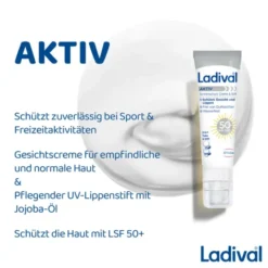 LADIVAL Aktiv Sonnenschutz Creme & Stift LSF 50+ 30 ml