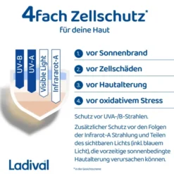 LADIVAL Aktiv Sonnenschutz Creme & Stift LSF 50+ 30 ml