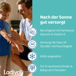 LADIVAL allergische Haut Apres PflegeGel 200 ml