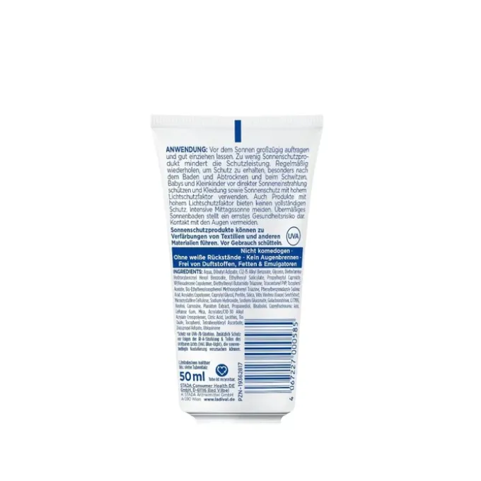 LADIVAL allergische Haut Gel Gesicht LSF 30 50 ml
