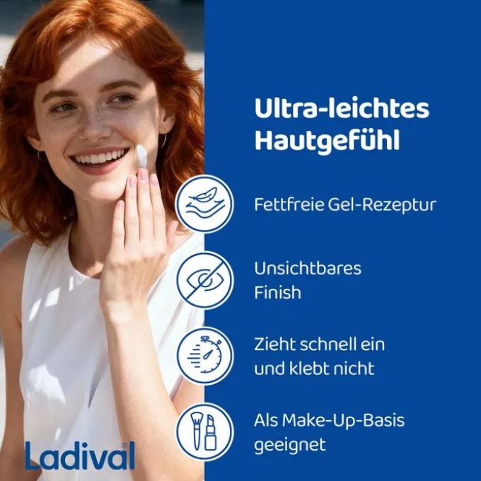 LADIVAL allergische Haut Gel Gesicht LSF 30 50 ml