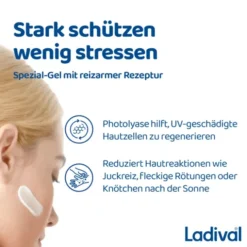 LADIVAL allergische Haut Gel Gesicht LSF 50+ 50 ml