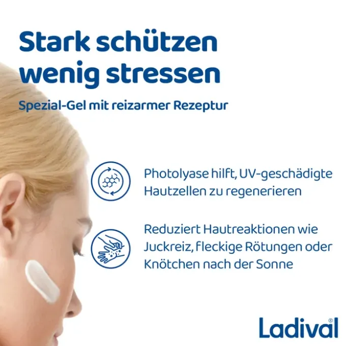 LADIVAL allergische Haut Gel Gesicht LSF 50+ 50 ml
