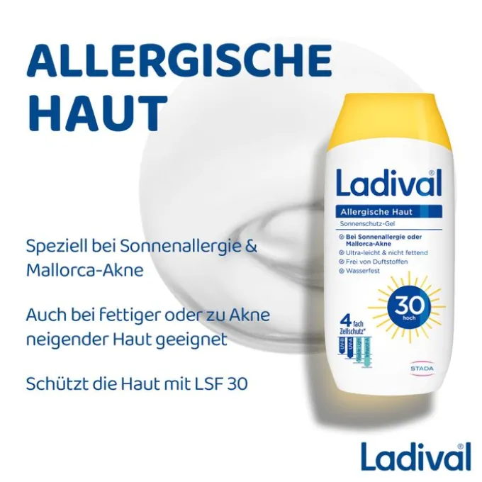 LADIVAL allergische Haut Sonnenschutz-Gel LSF 30 200 ml