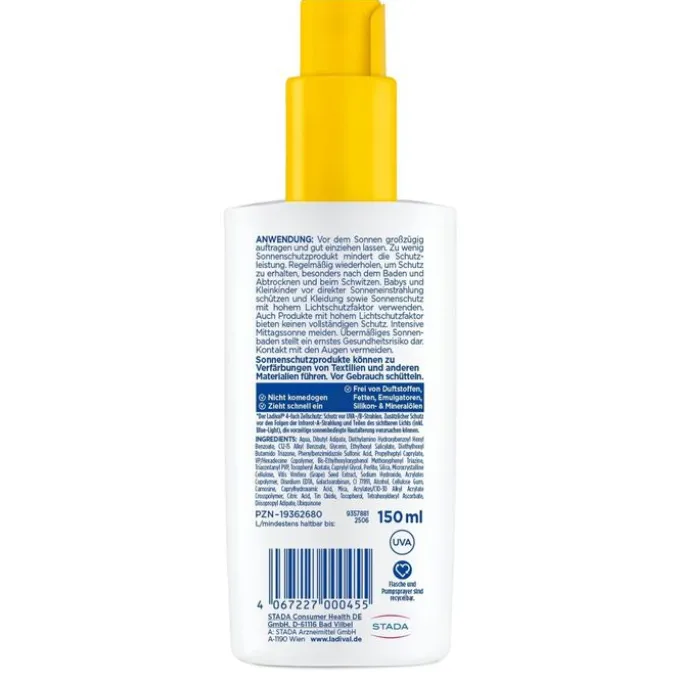 LADIVAL allergische Haut Sonnenschutz-Spray LSF50+ 150 ml