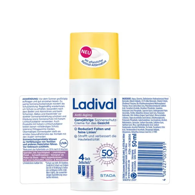 LADIVAL Anti-Aging Sonnenschutz-Creme LSF 50+ 50 ml