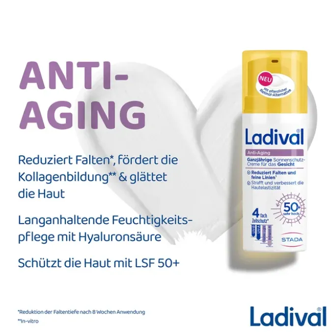 LADIVAL Anti-Aging Sonnenschutz-Creme LSF 50+ 50 ml