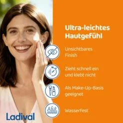 LADIVAL empfindliche Haut Lotion Gesicht LSF 30 50 ml