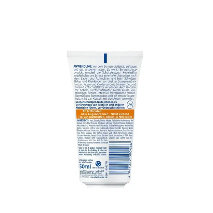 LADIVAL empfindliche Kinderhaut Creme LSF 50+ 50 ml