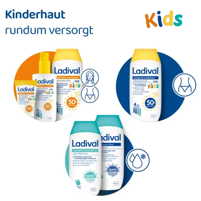 LADIVAL empfindliche Kinderhaut Creme LSF 50+ 50 ml