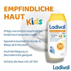 LADIVAL empfindliche Kinderhaut Milch LSF 50+ 200 ml
