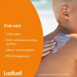 LADIVAL empfindliche Kinderhaut Milch LSF 50+ 200 ml