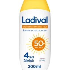 LADIVAL empfindliche & normale Haut Lotion LSF 50+ 200 ml