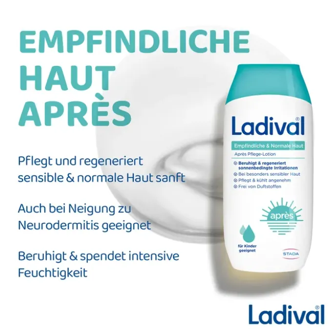 LADIVAL empfindliche & normale Haut Apres Lotion 200 ml