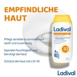 LADIVAL empfindliche & normale Haut Lotion LSF 30 200 ml