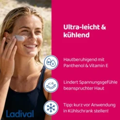 LADIVAL sonnengestresste Haut Akut Serum Gesicht 50 ml