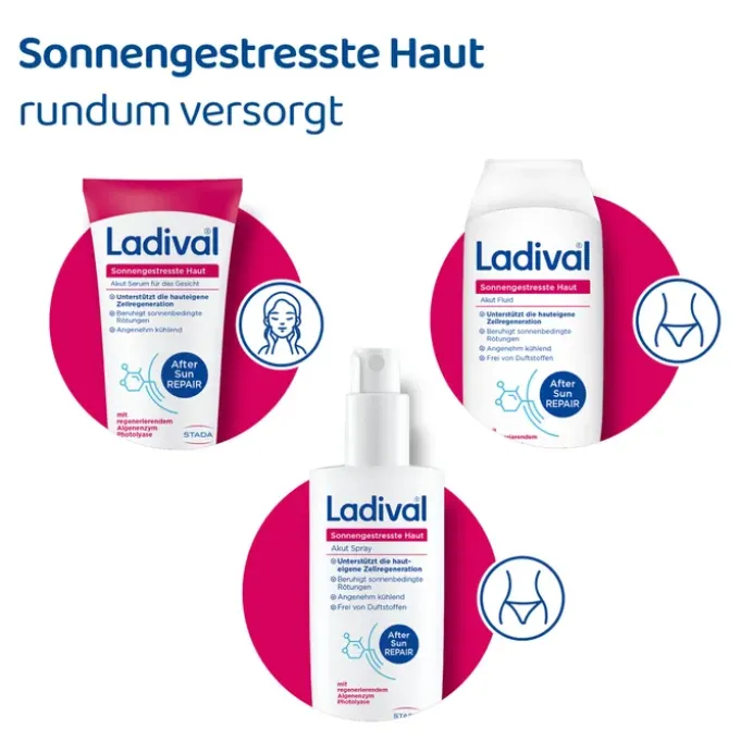 LADIVAL sonnengestresste Haut Akut Serum Gesicht 50 ml