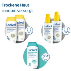 LADIVAL trockene Haut Sonnenschutz-Lotion LSF 30 200 ml