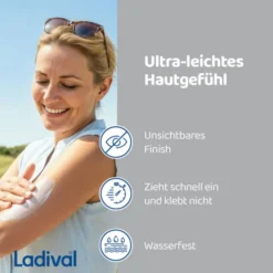LADIVAL trockene Haut Sonnenschutz-Lotion LSF 50+ 200 ml