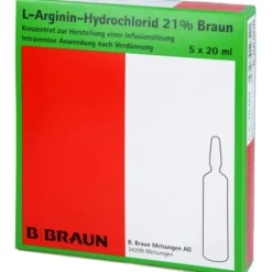 L-ARGININ-HYDROCHLORID 21% Elek.-Konz.Inf.-L. 5X20 ml