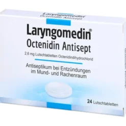 LARYNGOMEDIN Octenidin Antisept 2,6 mg Lutschtabl. 24 St