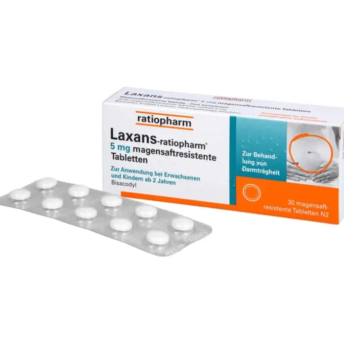 LAXANS-ratiopharm 5 mg magensaftres.Tabletten 30 St
