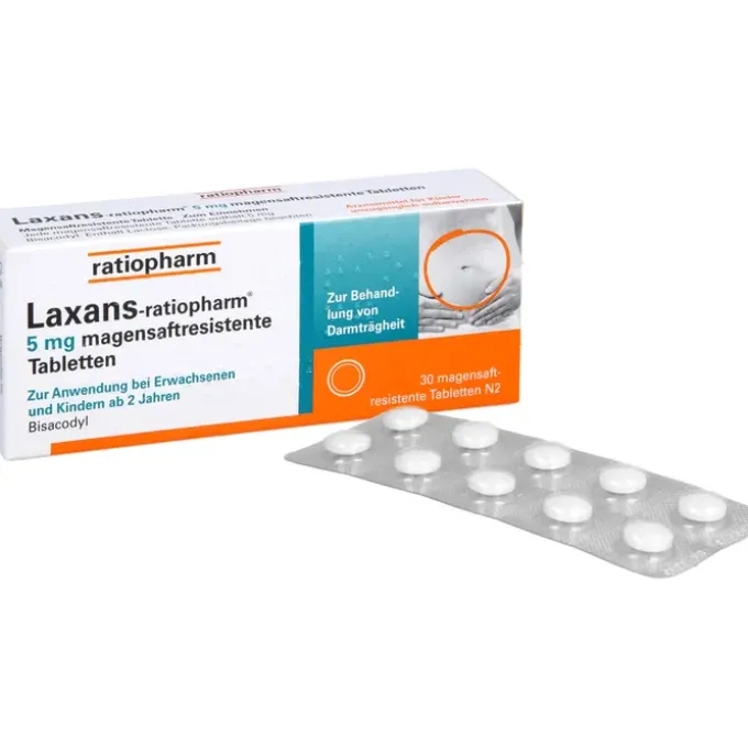 LAXANS-ratiopharm 5 mg magensaftres.Tabletten 30 St
