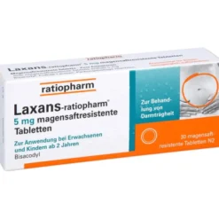 LAXANS-ratiopharm 5 mg magensaftres.Tabletten 30 St