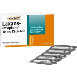 LAXANS-ratiopharm 10 mg Zäpfchen 10 St