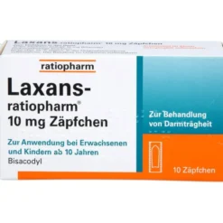 LAXANS-ratiopharm 10 mg Zäpfchen 10 St