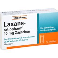 LAXANS-ratiopharm 10 mg Zäpfchen 10 St