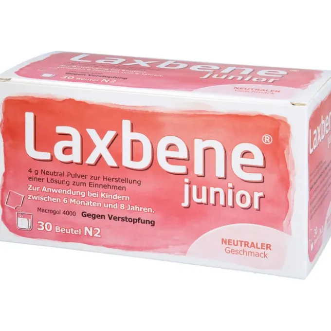 LAXBENE junior 4 g Neutral PLE Kdr.6 Mon.-8 Jahre 30X4 g