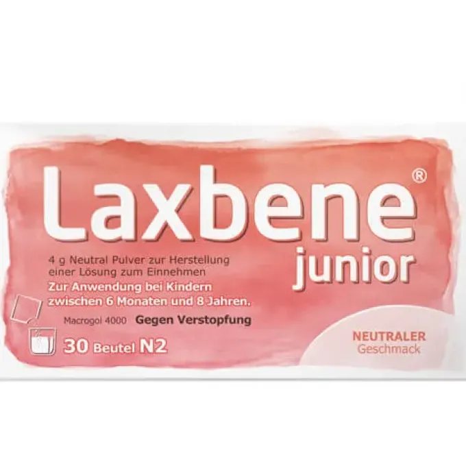 LAXBENE junior 4 g Neutral PLE Kdr.6 Mon.-8 Jahre 30X4 g