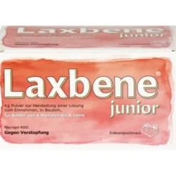 LAXBENE junior 4 g Plv.z.H.e.Lsg.z.Einn.Kdr.6M-8J 50 St