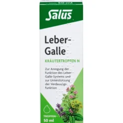 LEBER GALLE Kräutertropfen N Salus 50 ml
