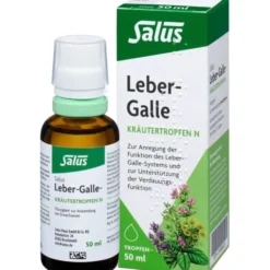 LEBER GALLE Kräutertropfen N Salus 50 ml