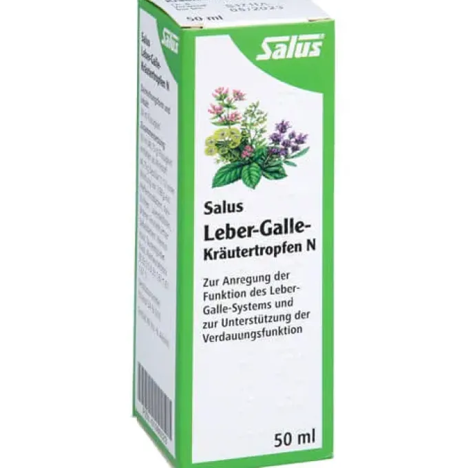 LEBER GALLE Kräutertropfen N Salus 50 ml