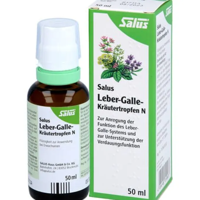 LEBER GALLE Kräutertropfen N Salus 50 ml