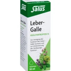 LEBER GALLE Kräutertropfen N Salus 50 ml