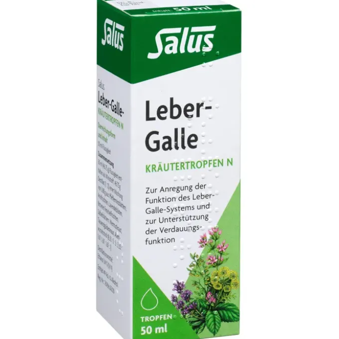 LEBER GALLE Kräutertropfen N Salus 50 ml