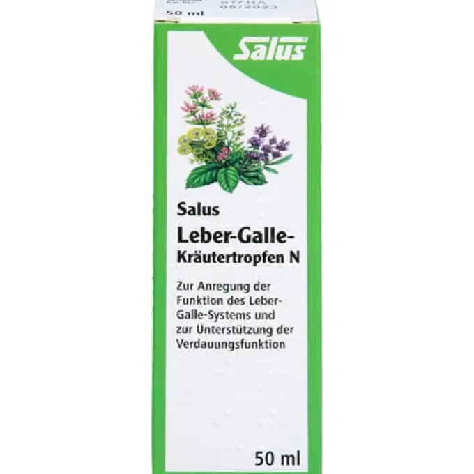 LEBER GALLE Kräutertropfen N Salus 50 ml
